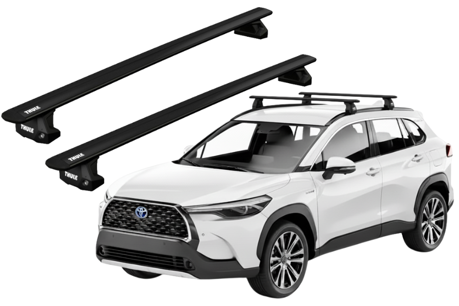 Barras Thule TOYOTA Corolla Cross 21- PF / WingBar EVO BLACK
