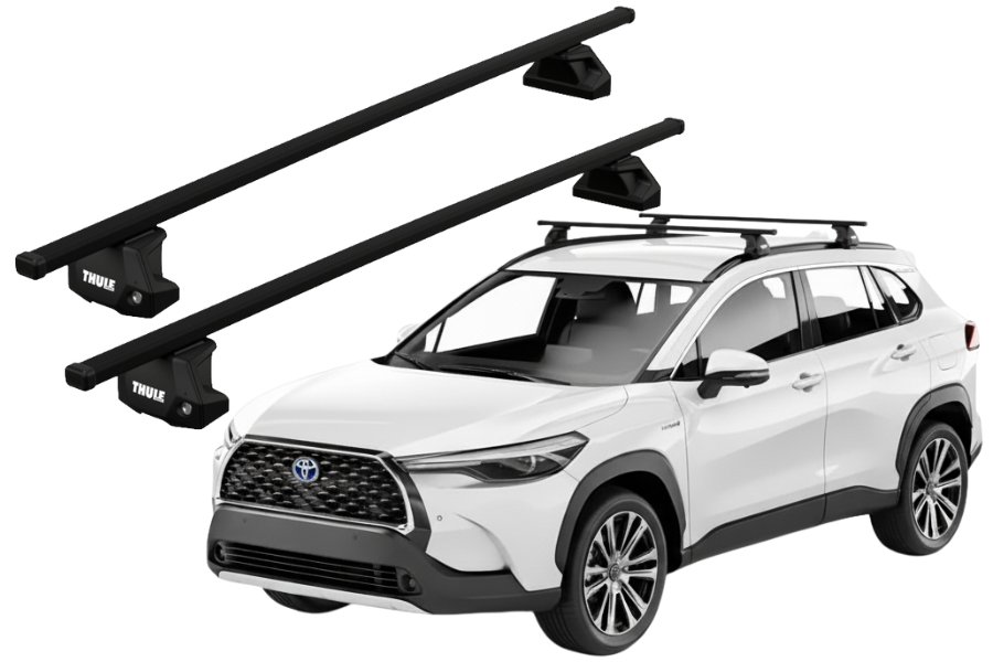 Barras Thule TOYOTA Corolla Cross 21- PF / SquareBar EVO