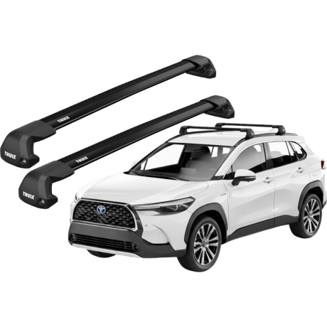 Barras Thule TOYOTA Corolla Cross 21- PF / EDGE Flush BLACK