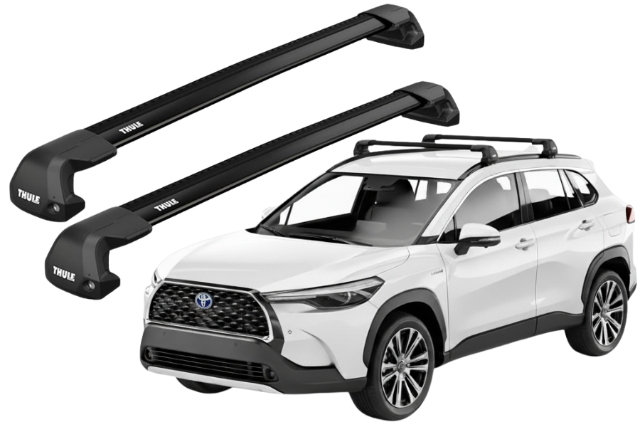 Barras Thule TOYOTA Corolla Cross 21- PF / EDGE Flush BLACK