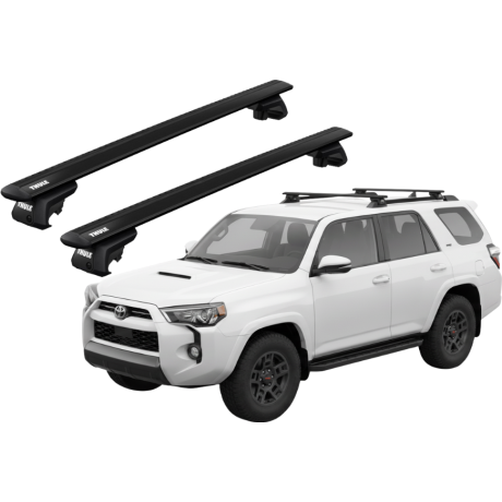 Barras THULE EVO WingBar para autos TOYOTA 4 Runner desde 1996 - 2024 negro