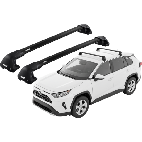 Barras THULE EDGE Flush para autos TOYOTA RAV 4 desde 2019 negro