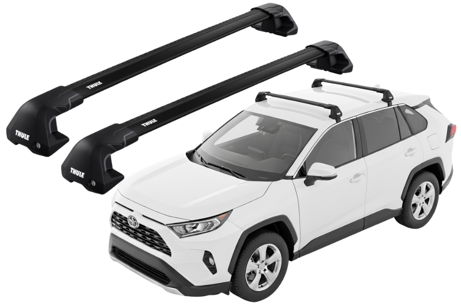 Barras THULE EDGE Flush para autos TOYOTA RAV 4 desde 2019 negro