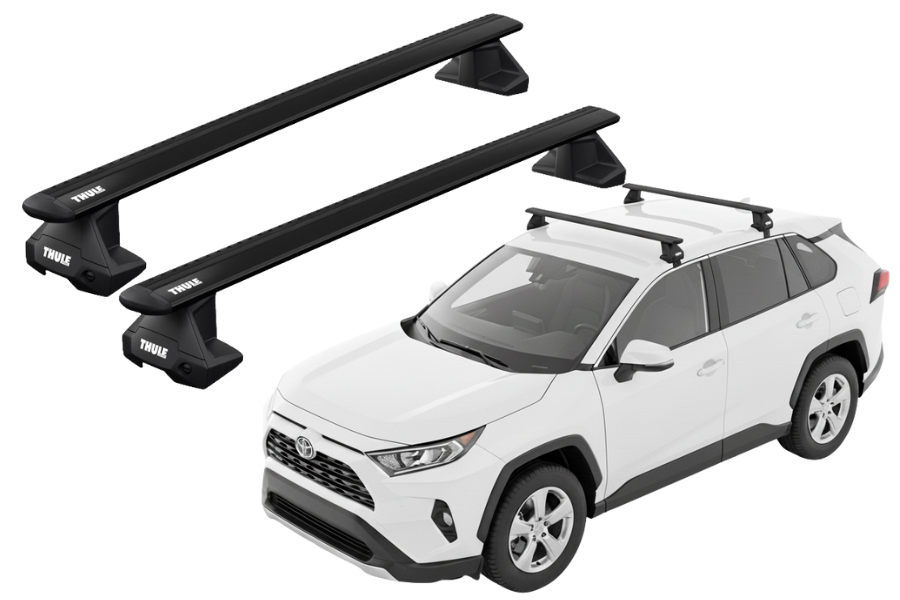 Barras THULE EVO WingBar para autos TOYOTA RAV 4 desde 2019 negro