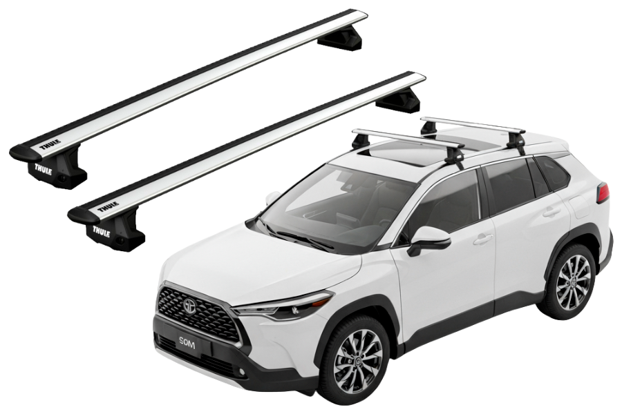 Barras THULE EVO WingBar para autos TOYOTA Corolla Cross desde 2021