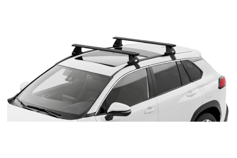 Barras THULE EVO WingBar para autos TOYOTA Corolla Cross desde 2021 negro