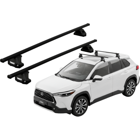 Barras THULE EVO SquareBar para autos TOYOTA Corolla Cross desde 2021