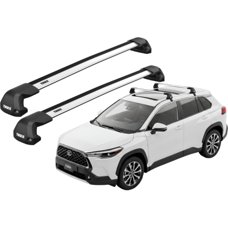 Barras THULE EDGE Flush para autos TOYOTA Corolla Cross desde 2021