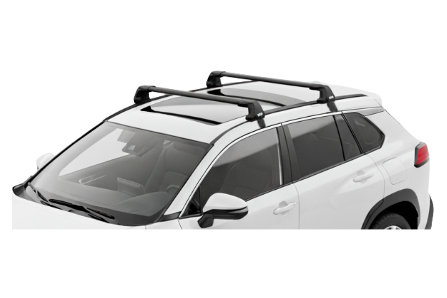 Barras THULE EDGE Flush para autos TOYOTA Corolla Cross desde 2021 negro