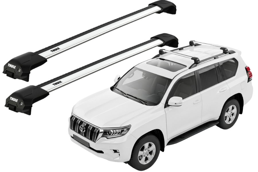 Barras THULE EDGE Flush para autos TOYOTA Land Cruiser Prado desde 2009 al 2023