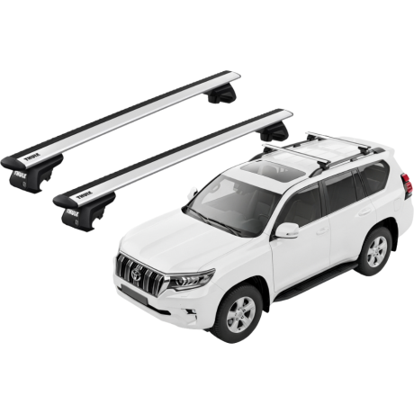 Barras THULE EVO WingBar para autos TOYOTA Land Cruiser Prado desde 2009 al 2023