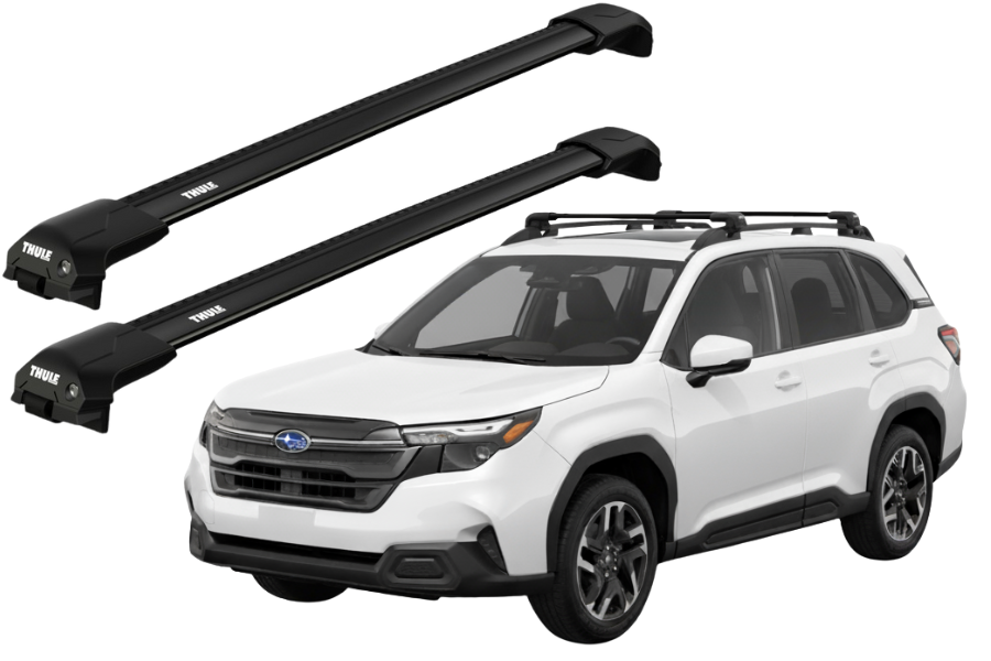 Barras THULE EDGE Flush para autos SUBARU Forester  desde 2025 negro-