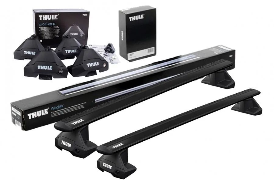 Barras THULE EVO WingBar para autos CHANGAN X7 Plus desde 2021 negro