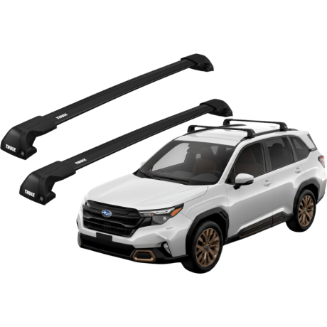 Barras THULE EDGE Flush para autos SUBARU Forester 2025- negro