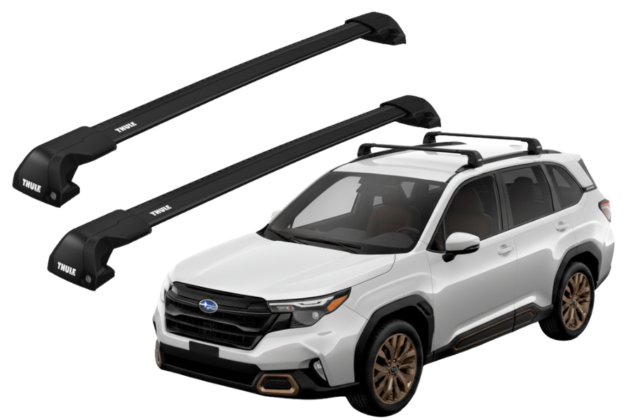 Barras THULE EDGE Flush para autos SUBARU Forester 2025- negro