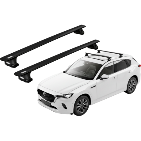 Barras THULE EVO WingBar para autos MAZDA CX-60 desde 2022 negro