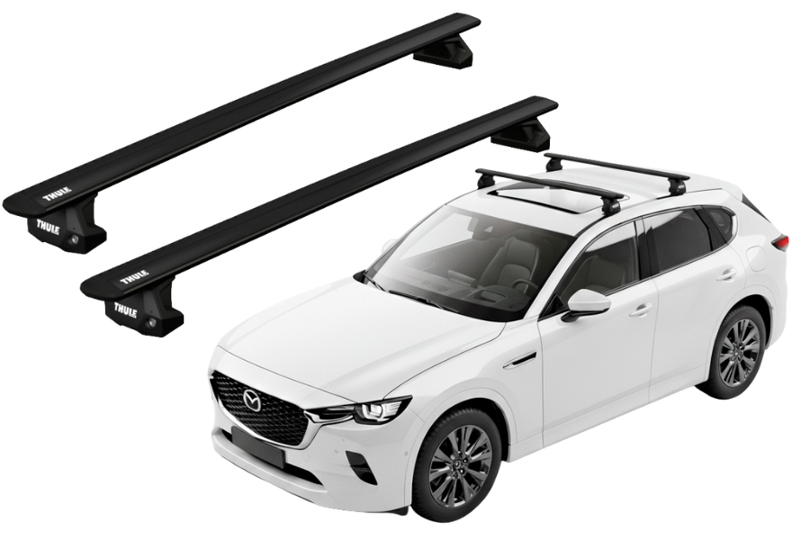 Barras THULE EVO WingBar para autos MAZDA CX-60 desde 2022 negro