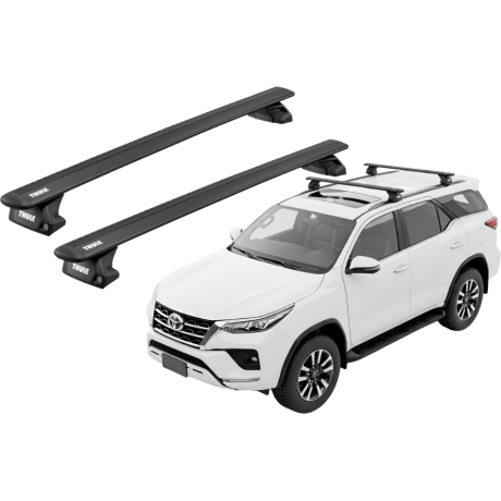 Barras THULE EVO WingBar para autos TOYOTA Fortuner desde 2016 negro
