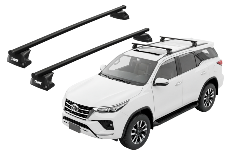Barras THULE EVO SquareBar para autos TOYOTA Fortuner desde 2016