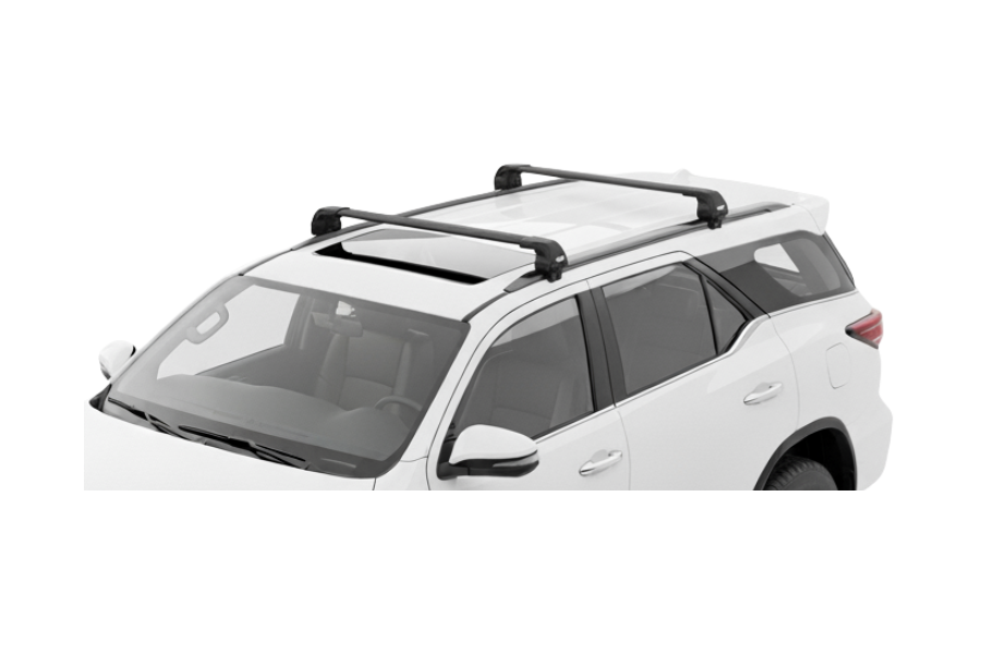 Barras THULE EDGE Flush para autos TOYOTA Fortuner desde 2016 negro