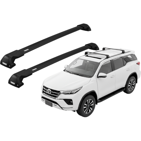 Barras THULE EDGE Flush para autos TOYOTA Fortuner desde 2016 negro
