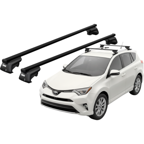 Barras THULE EVO SquareBar para autos TOYOTA RAV 4 2016 a 2018
