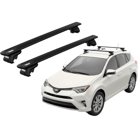 Barras THULE EVO WingBar para autos TOYOTA RAV 4 2016 a 2018 negro