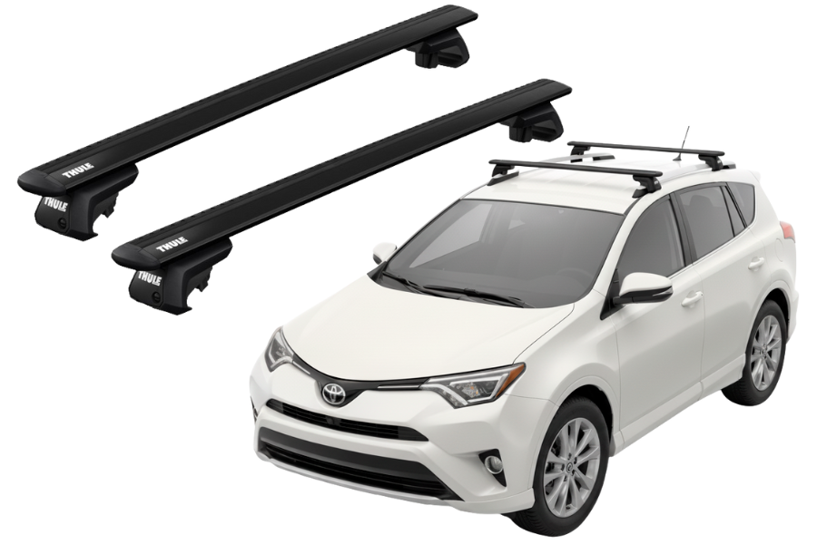 Barras THULE EVO WingBar para autos TOYOTA RAV 4 2016 a 2018 negro