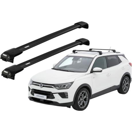 Barras THULE EDGE Flush para autos MITSUBISHI XPANDER CROSS desde 2019 - 2021 negro