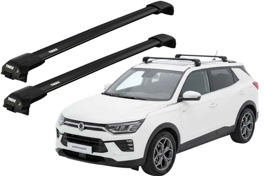 Barras THULE EDGE Flush para autos MITSUBISHI XPANDER CROSS desde 2019 - 2021 negro