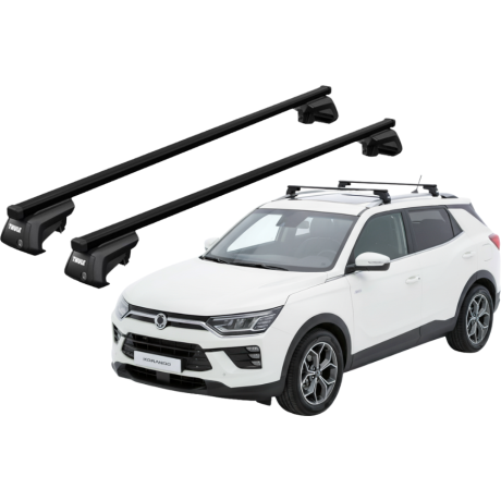 Barras THULE EVO SquareBar para autos SSANGYONG Korando desde 2019 - 2021