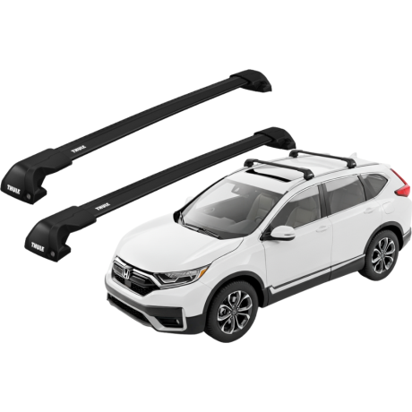 Barras THULE EDGE Flush para autos HONDA CR-V 2012 a 2018 negro