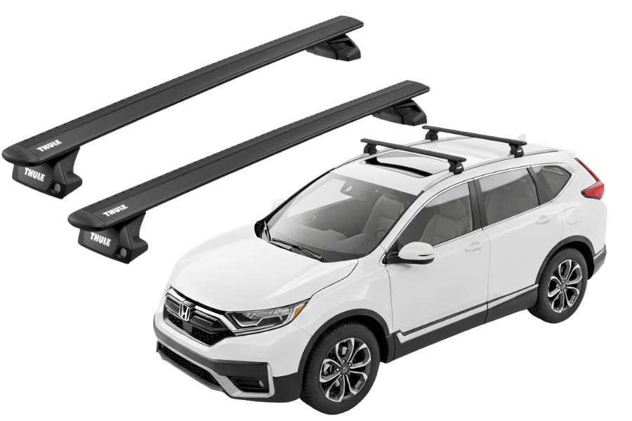 Barras THULE EVO WingBar para autos HONDA CR-V 2012 a 2018 negro
