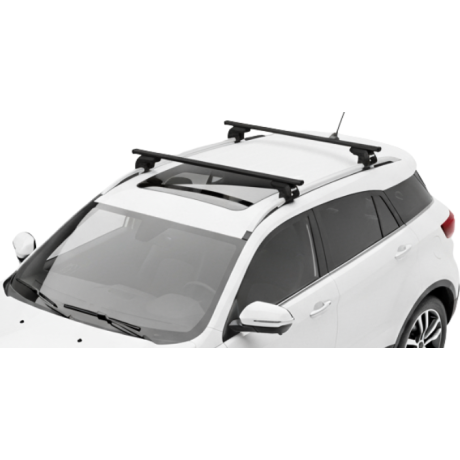 Barras THULE EVO SquareBar para autos FORD Territory desde 2020 - 2023 negro