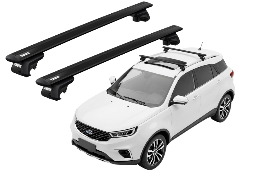 Barras THULE EVO WingBar para autos FORD Territory desde 2020 - 2023 negro