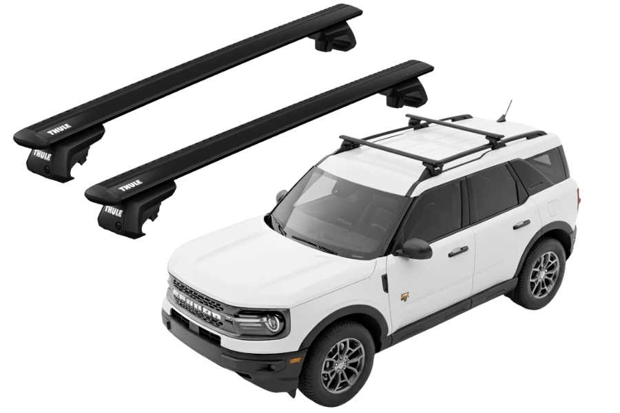 Barras THULE EVO WingBar para autos FORD Bronco Sport desde 2021 negro
