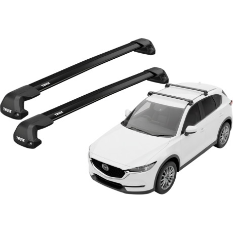 Barras THULE EDGE Flush para autos MAZDA CX-5 2012 a 2017 negro