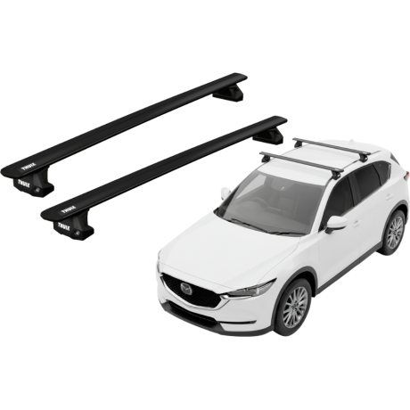 Barras THULE EVO WingBar para autos MAZDA CX-5 2012 a 2017 negro