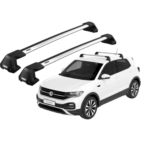 Barras THULE EDGE Flush para autos VOLKSWAGEN T-Cross desde 2019
