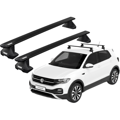 Barras THULE EVO WingBar para autos VOLKSWAGEN T-Cross desde 2019 negro