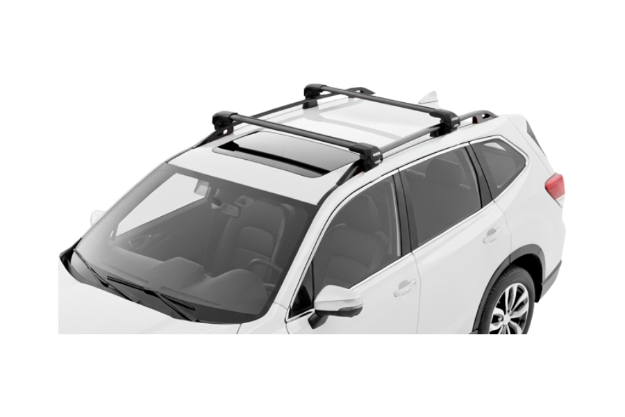 Barras THULE EDGE Flush para autos SUBARU Forester desde 2019-2024 negro
