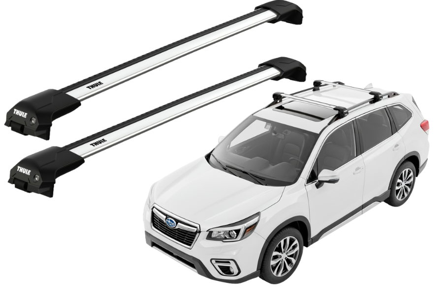 Barras THULE EDGE Flush para autos SUBARU Forester desde 2019-2024