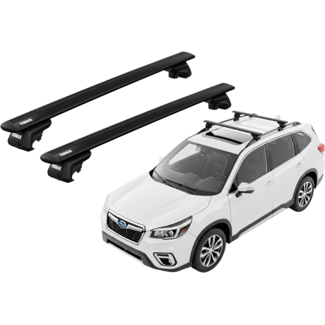 Barras THULE EVO WingBar para autos SUBARU Forester desde 2019-2024 negro