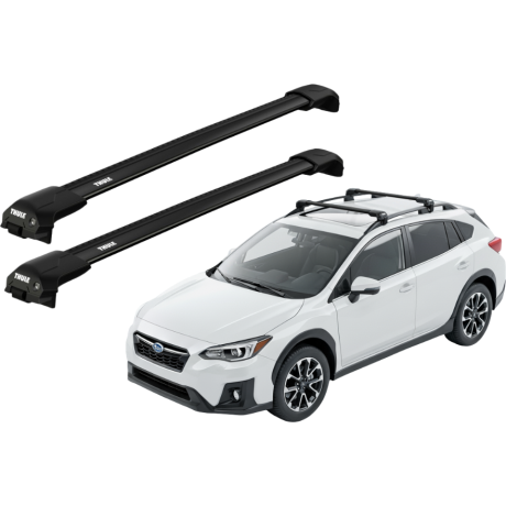 Barras THULE EDGE Flush para autos SUBARU XV desde 2017 negro