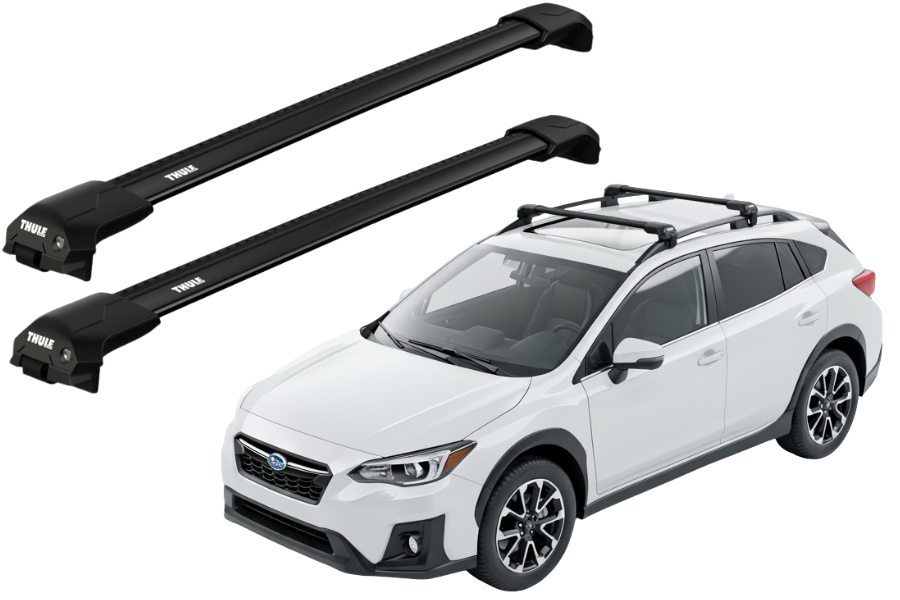 Barras THULE EDGE Flush para autos SUBARU XV desde 2017 negro