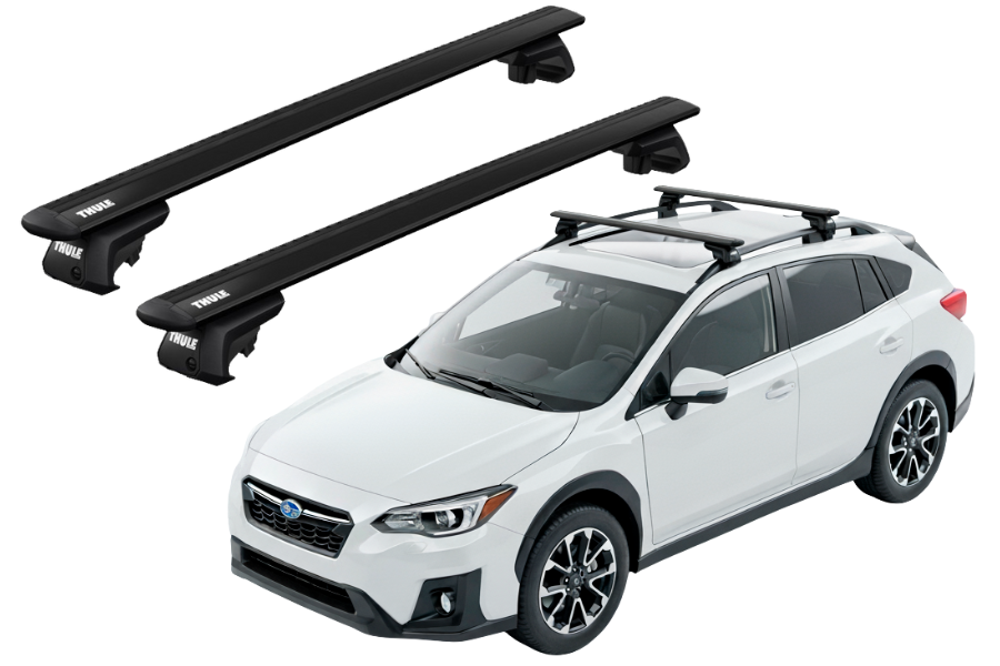 Barras THULE EVO WingBar para autos SUBARU XV desde 2017 negro