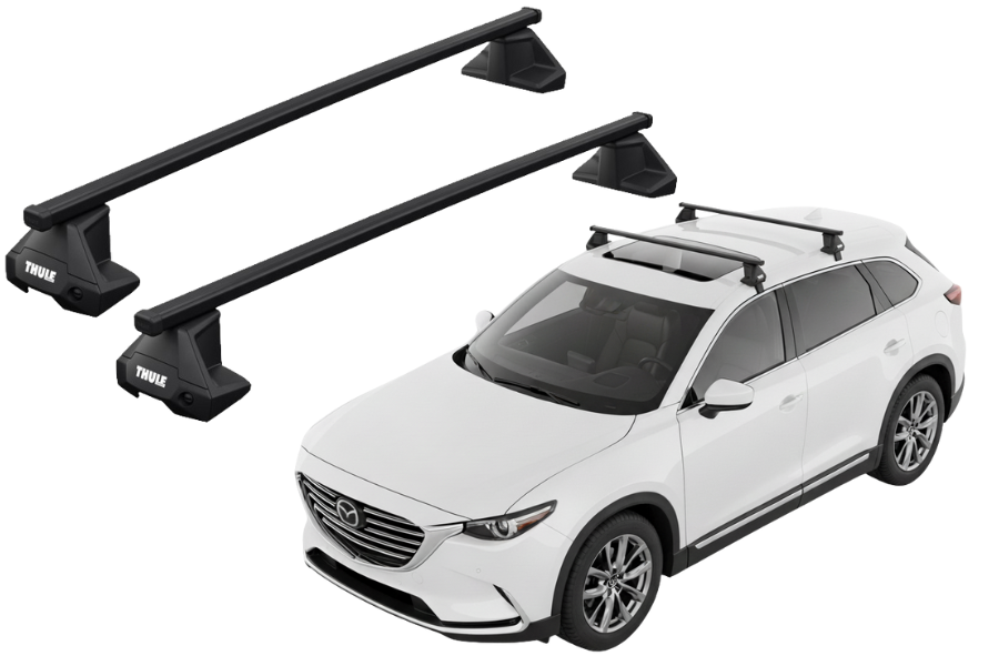 Barras THULE EVO SquareBar para autos MAZDA CX-9 desde 2016
