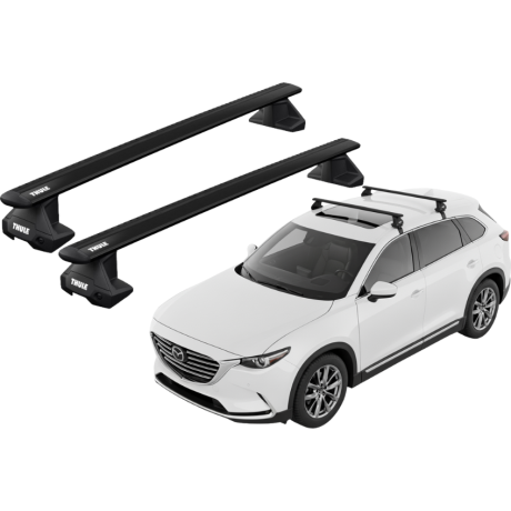 Barras THULE EVO WingBar para autos MAZDA CX-9 desde 2016 negro