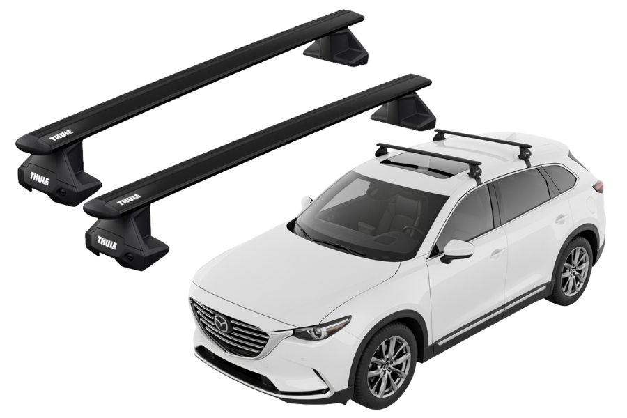 Barras THULE EVO WingBar para autos MAZDA CX-9 desde 2016 negro