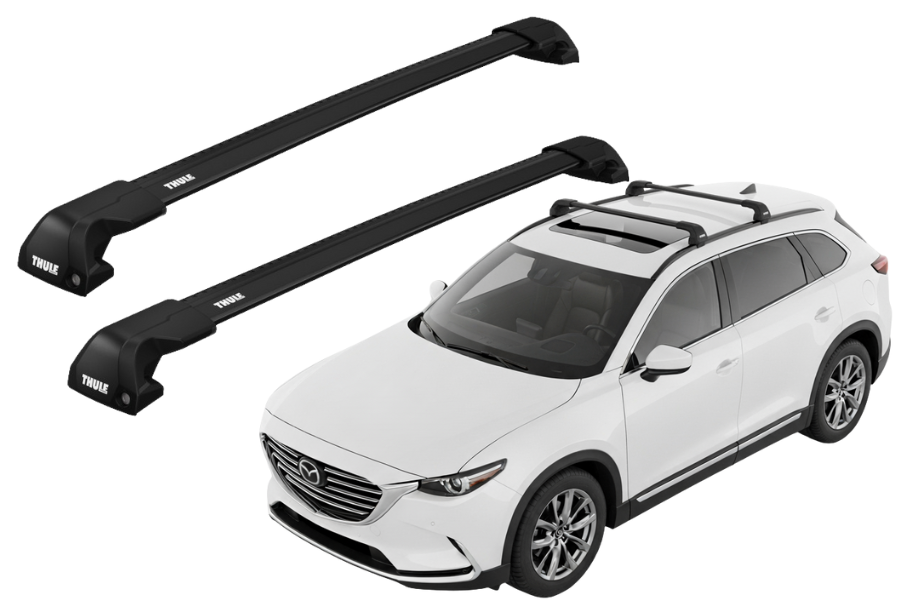 Barras Thule MAZDA CX-9 16-23 RA / EDGE Flush BLACK